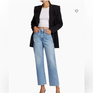 FRAME Le Jane Crop, Baines Rips, Size 28